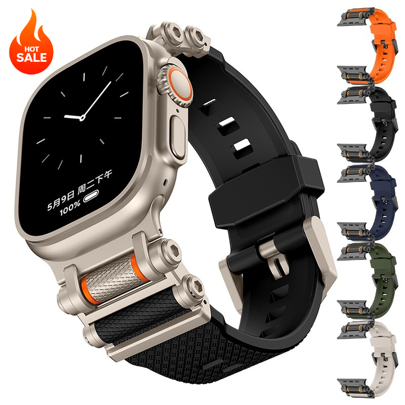 Luxury Watch Apple Bands - Rubber Sports Band for Apple Watch
