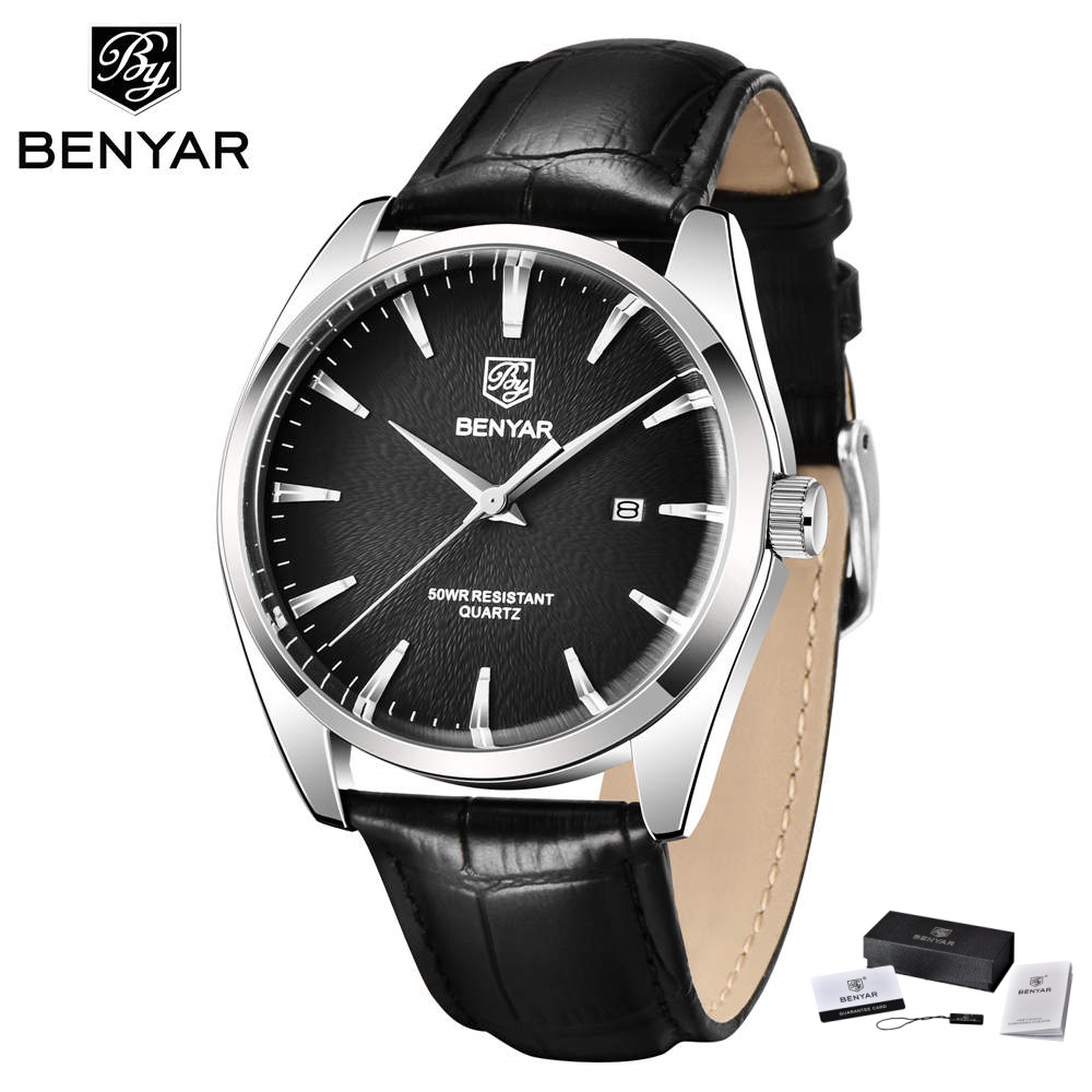 Luxury Watch Holder For Men - Benyar 5163 Top Brand Luxury Military
