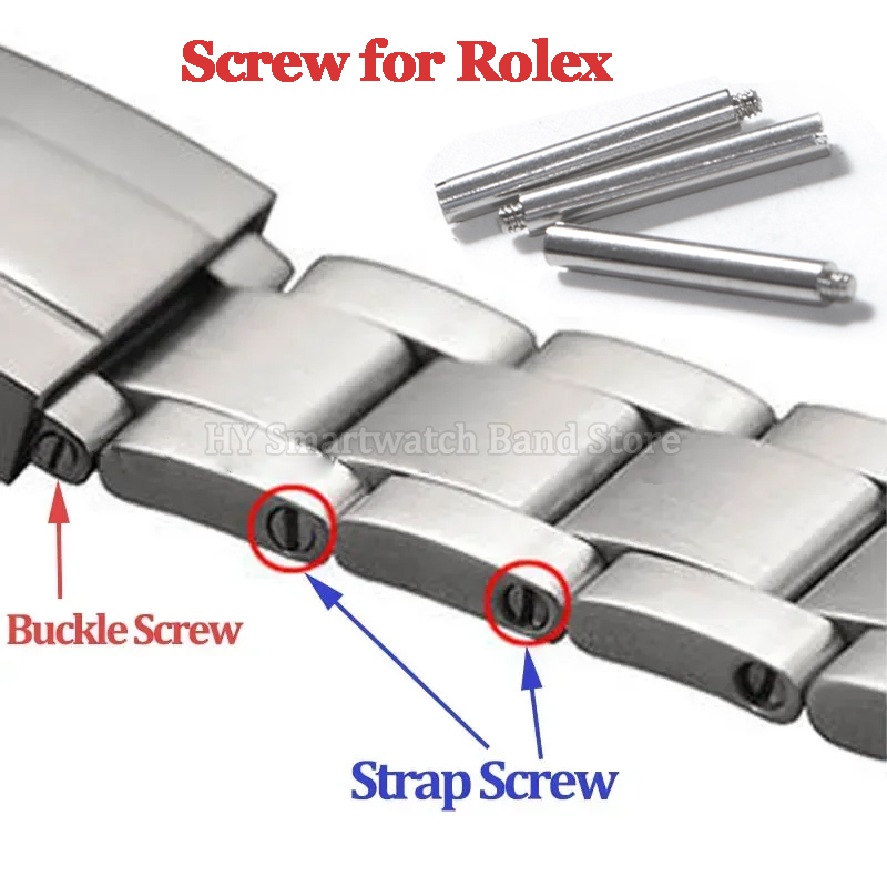 Luxury Watch Face - Stainless Steel Strap Screw for Rolex