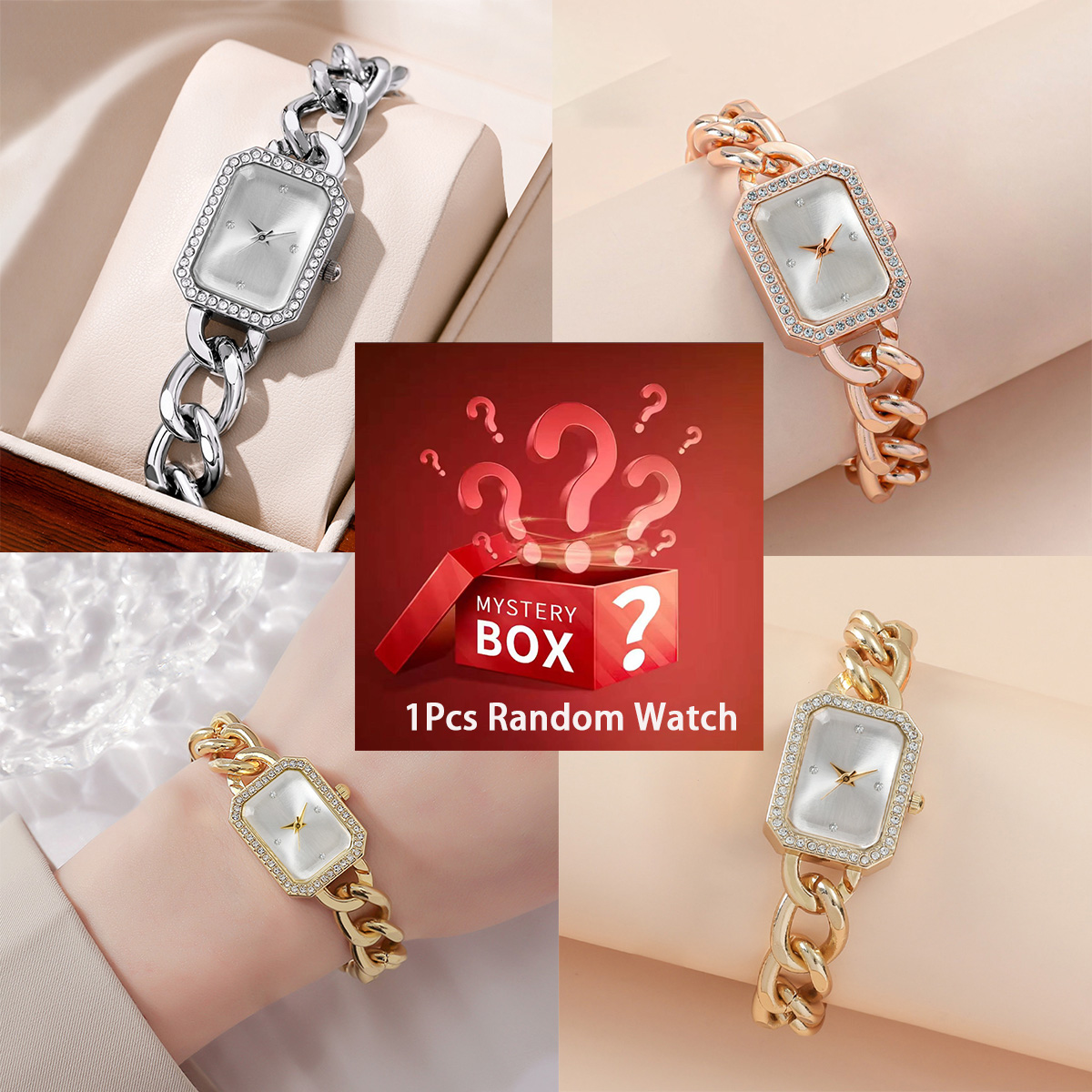 Mystery box contains 1randomco - Luxury Watch Box 评论和价格