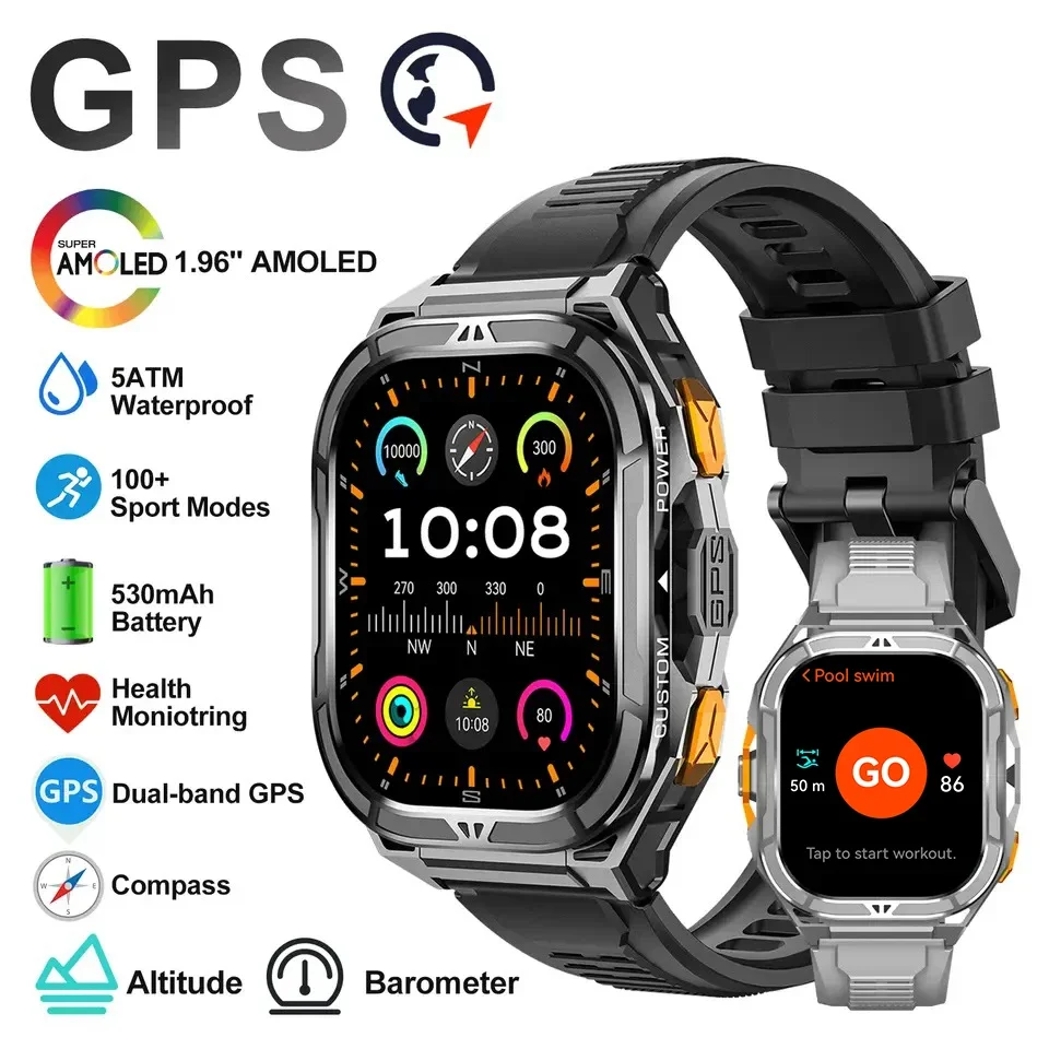Luxury AMOLED Smartwatch Real  - Luxury Watch Korea 评论和价格