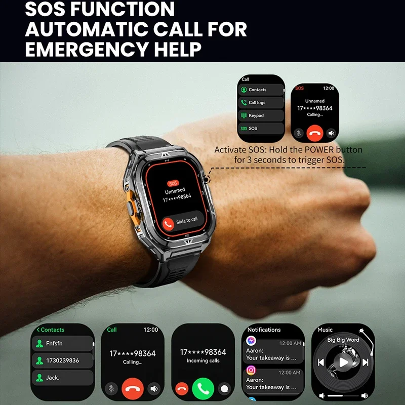 Luxury AMOLED Smartwatch Real  - Luxury Watch Korea 评论和价格