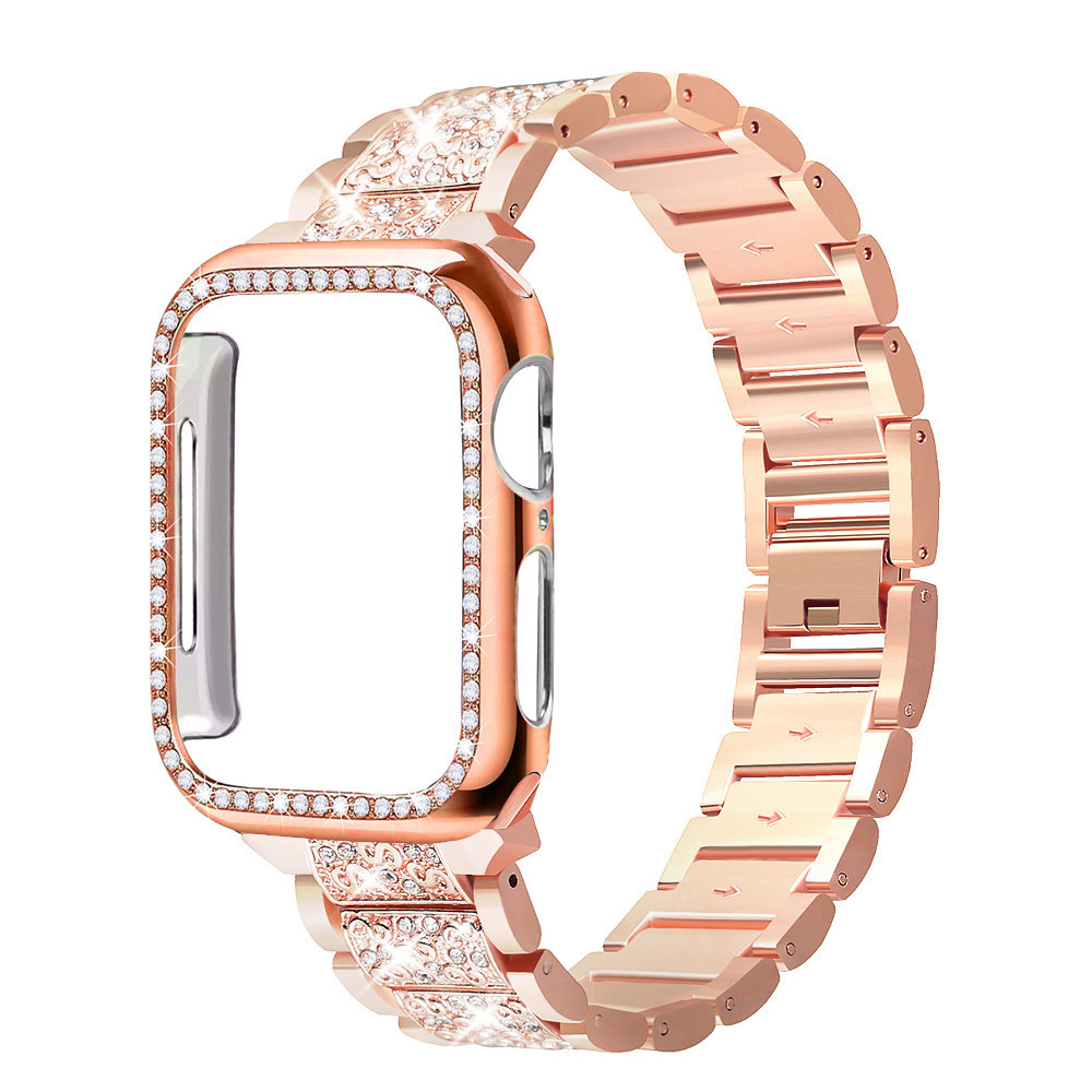 Case+Bling strap for Apple Wat - Luxury Watch Apple Bands 评论和价格