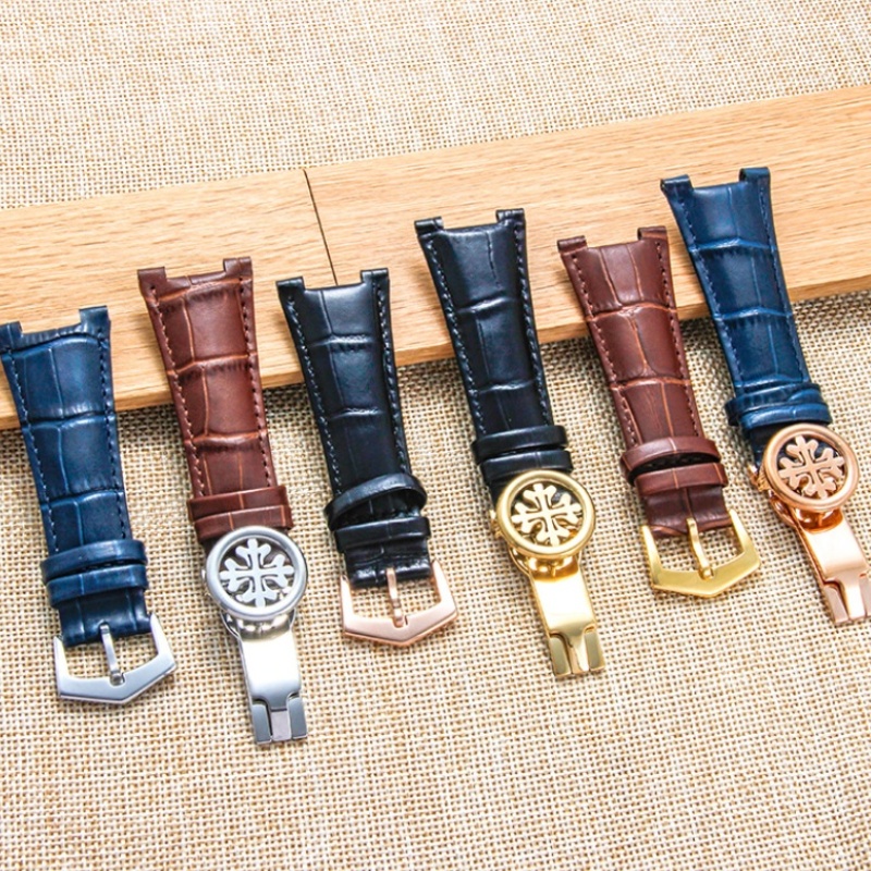 25mm Leather Watch Strap for P - Patek Philippe Watch Nautilus 评论和价格