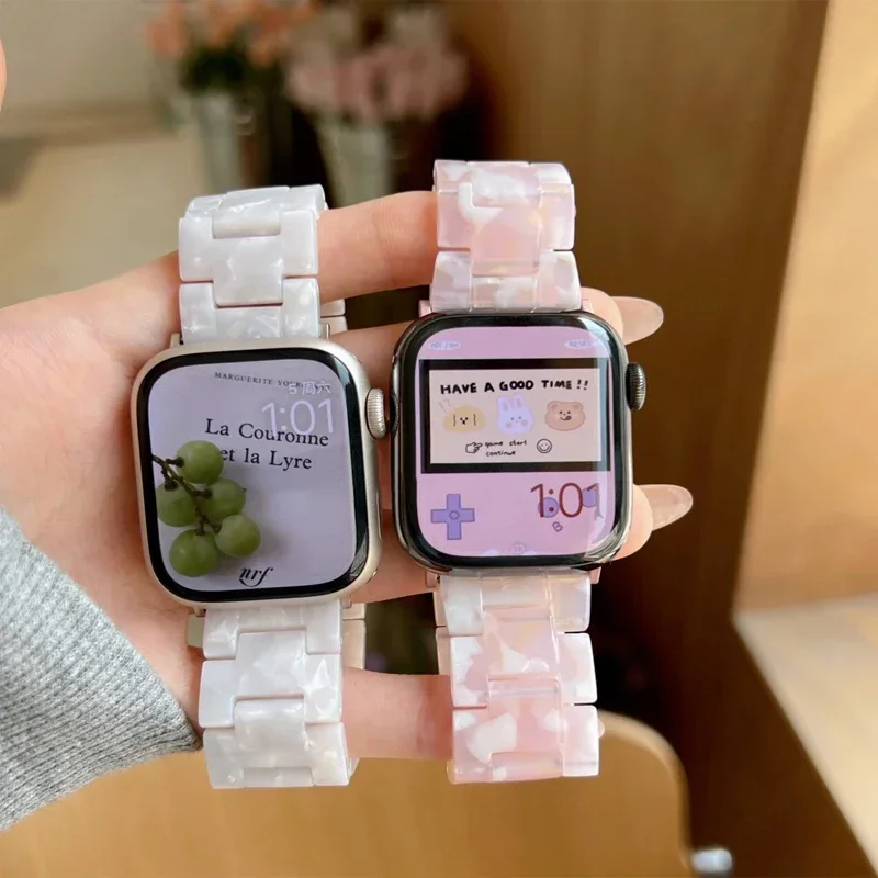 Luxury Resin strap for Apple W - Luxury Watch Apple Bands 评论和价格
