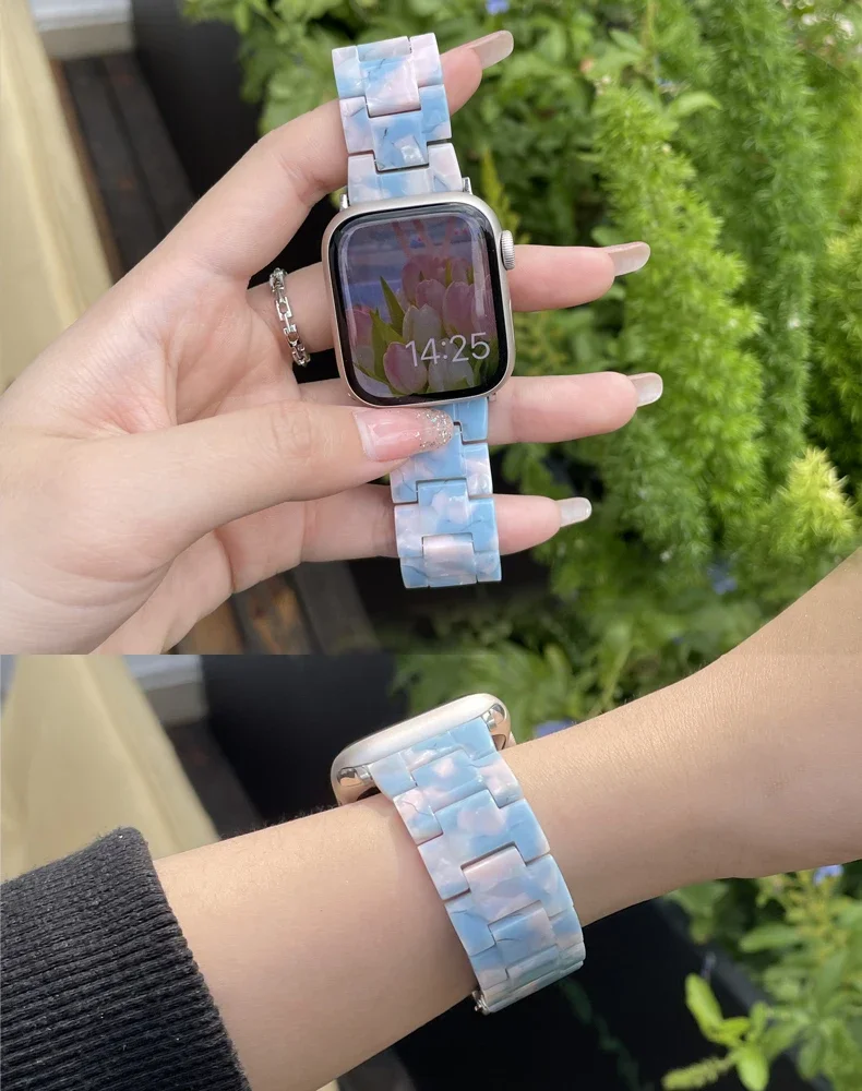 Luxury Resin strap for Apple W - Luxury Watch Apple Bands 评论和价格
