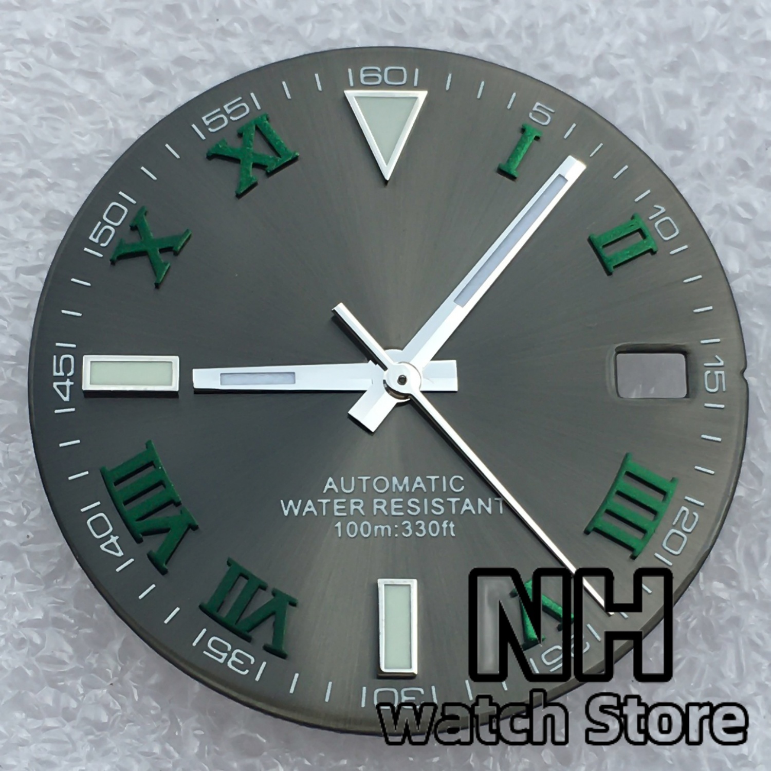 29mm Grey Silver Sunburst Watc - Luxury Watch Face 评论和价格