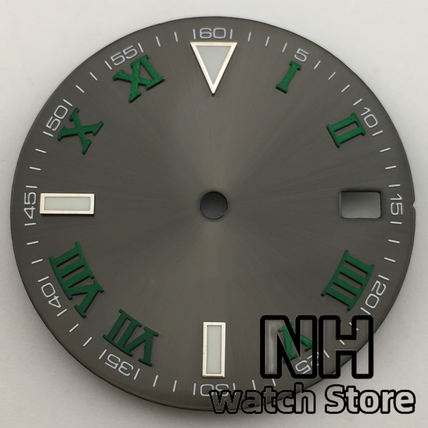 29mm Grey Silver Sunburst Watc - Luxury Watch Face 评论和价格
