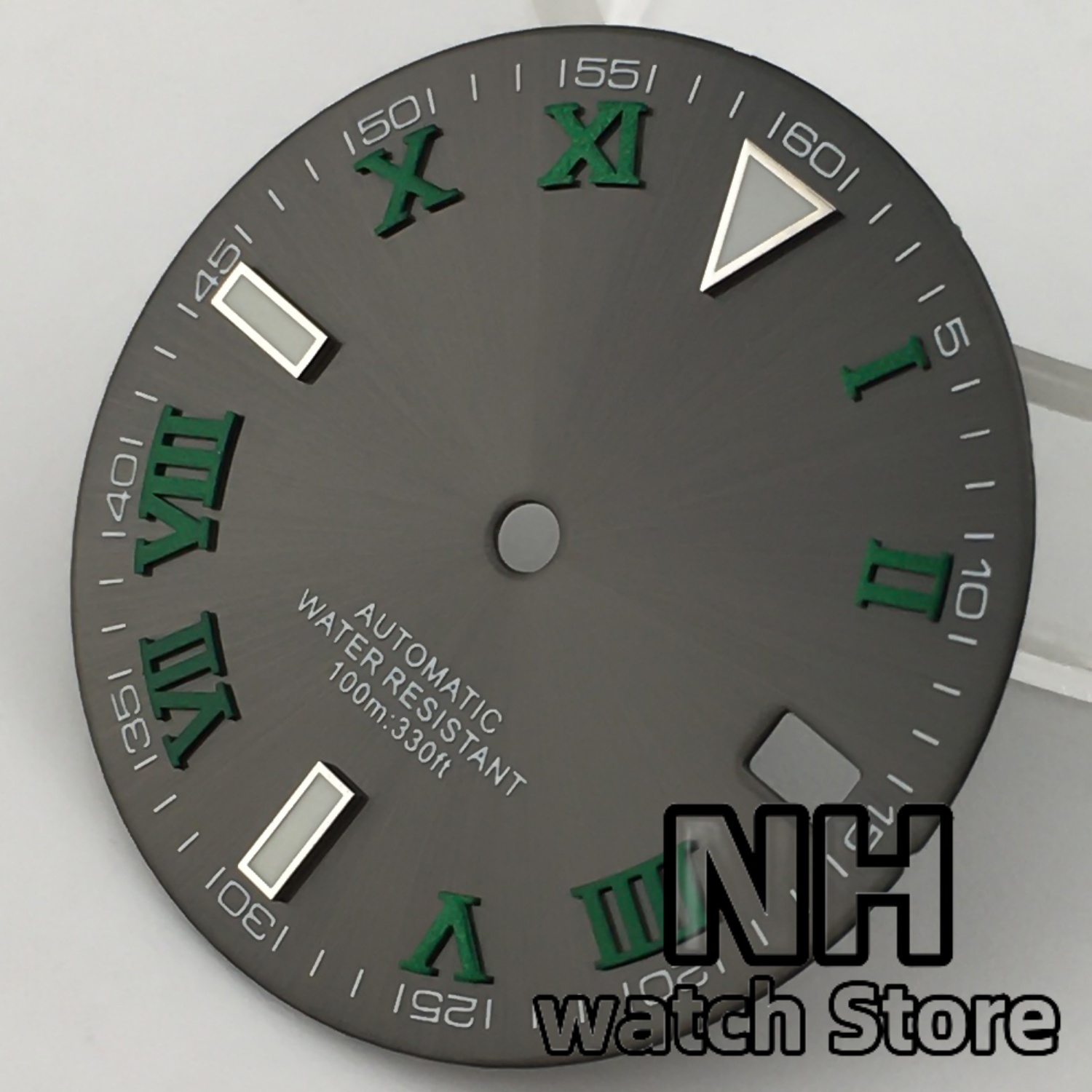 29mm Grey Silver Sunburst Watc - Luxury Watch Face 评论和价格