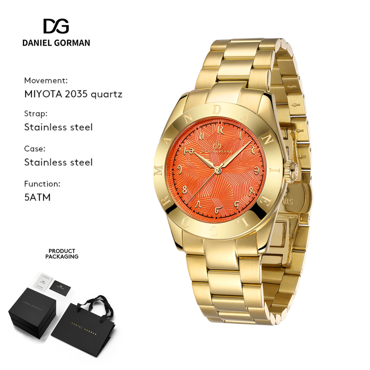 Daniel Gorman Dopamine Series  - Luxury Watch Gift For Her 评论和价格