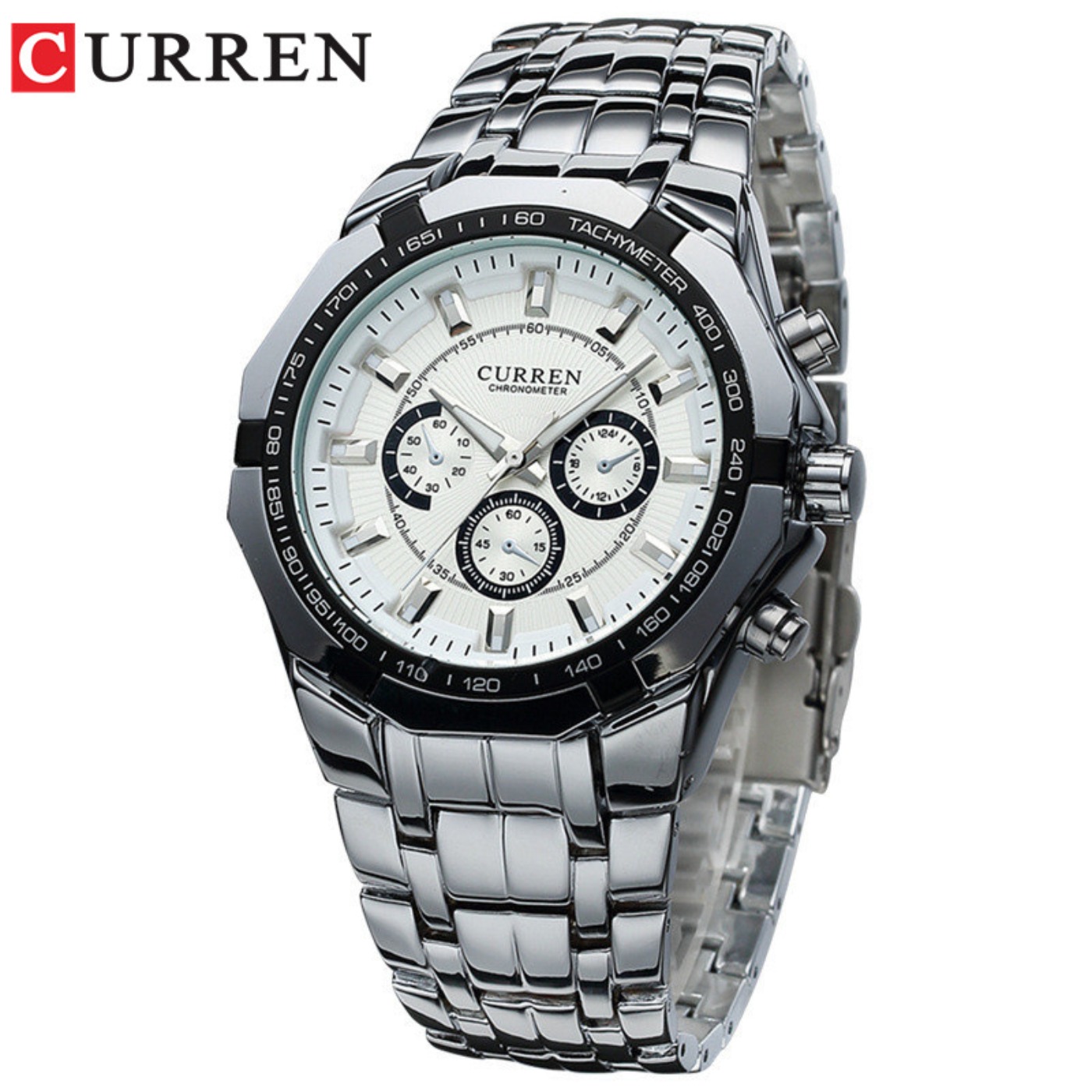 CURREN Men Luxury Brand Milita - Luxury Watch Logo 评论和价格