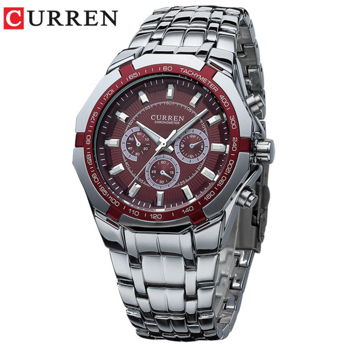 CURREN Men Luxury Brand Milita - Luxury Watch Logo 评论和价格