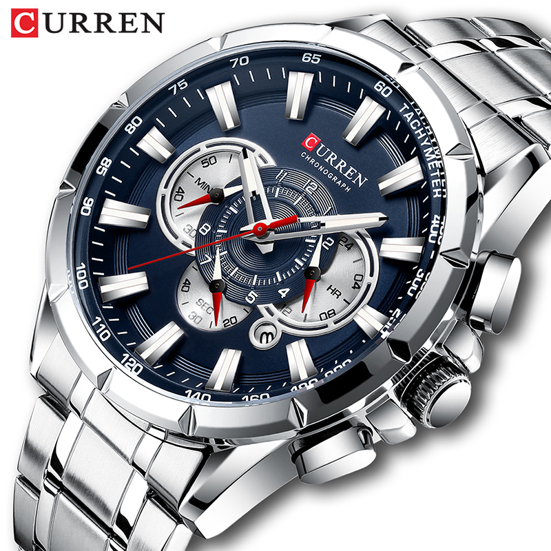 CURREN Wrist Watch Men Waterpr - Luxury Watch Exhibition 评论和价格