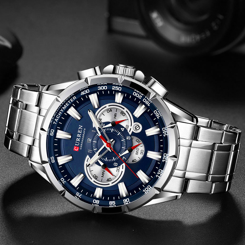 CURREN Wrist Watch Men Waterpr - Luxury Watch Exhibition 评论和价格