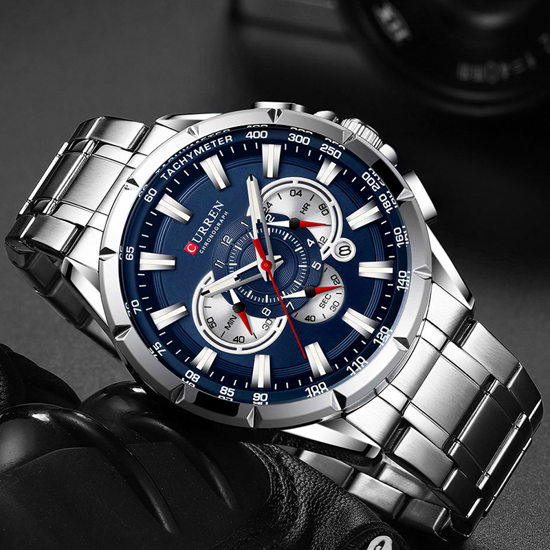 CURREN Wrist Watch Men Waterpr - Luxury Watch Exhibition 评论和价格