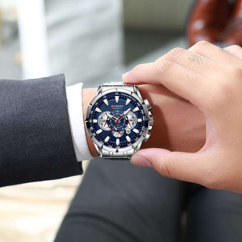 CURREN Wrist Watch Men Waterpr - Luxury Watch Exhibition 评论和价格