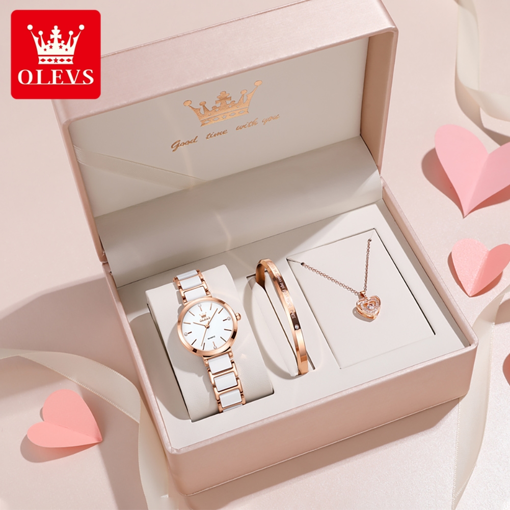 OLEVS Women Watch 5877 Luxury  - Luxury Watch Box 评论和价格