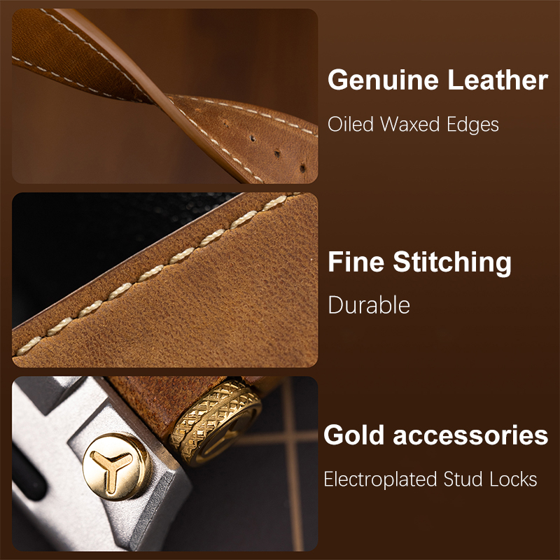 Luxury Leather Sport Band For  - Luxury Watch Apple Bands 评论和价格