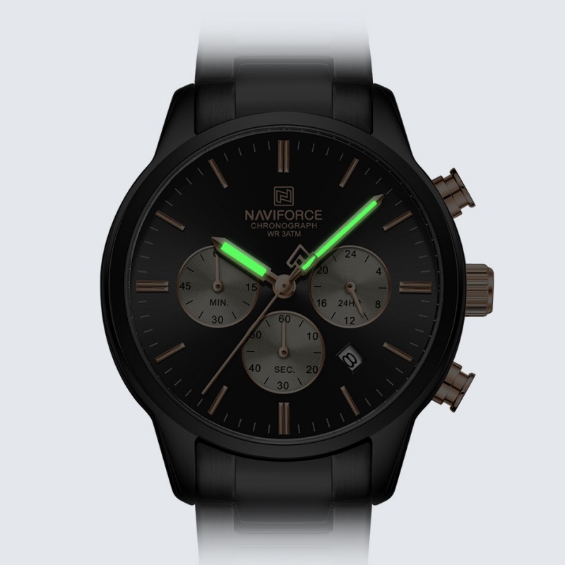 NAVIFORCE Men Quartz Chronogra - Luxury Watch And Bracelet 评论和价格