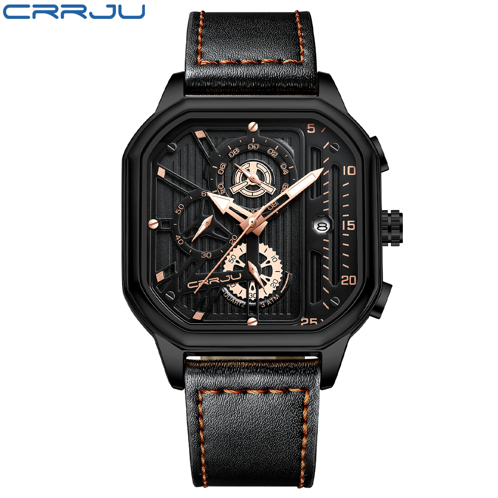 CRRJU Men Watch Top Brand Luxu - Luxury Watch Holder For Men 评论和价格