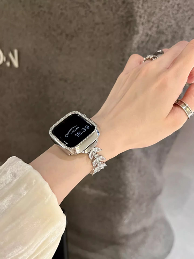 Luxury Diamond Strap For Apple - Luxury Watch Apple Bands 评论和价格