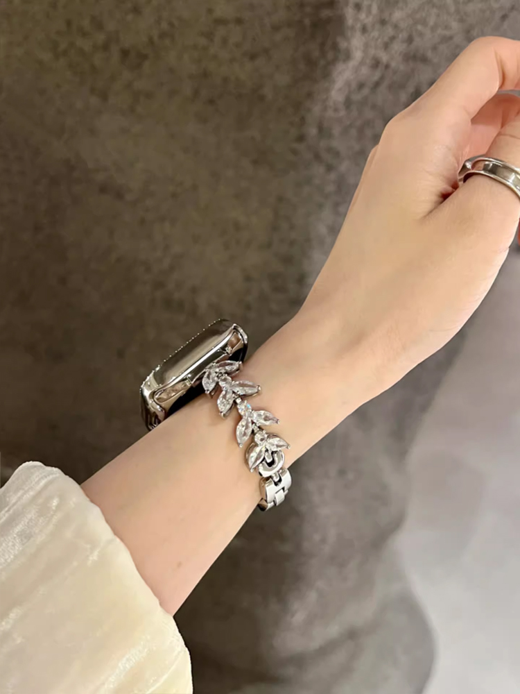 Luxury Diamond Strap For Apple - Luxury Watch Apple Bands 评论和价格