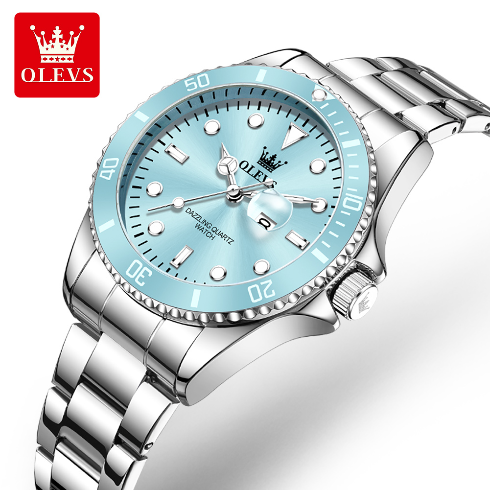 OLEVS Luxury Stainless Steel W - Luxury Watch Logo 评论和价格