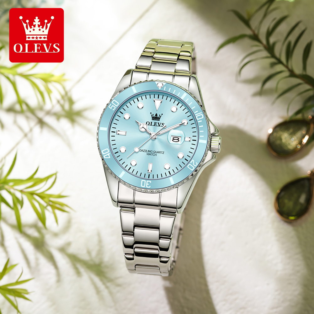 OLEVS Luxury Stainless Steel W - Luxury Watch Logo 评论和价格