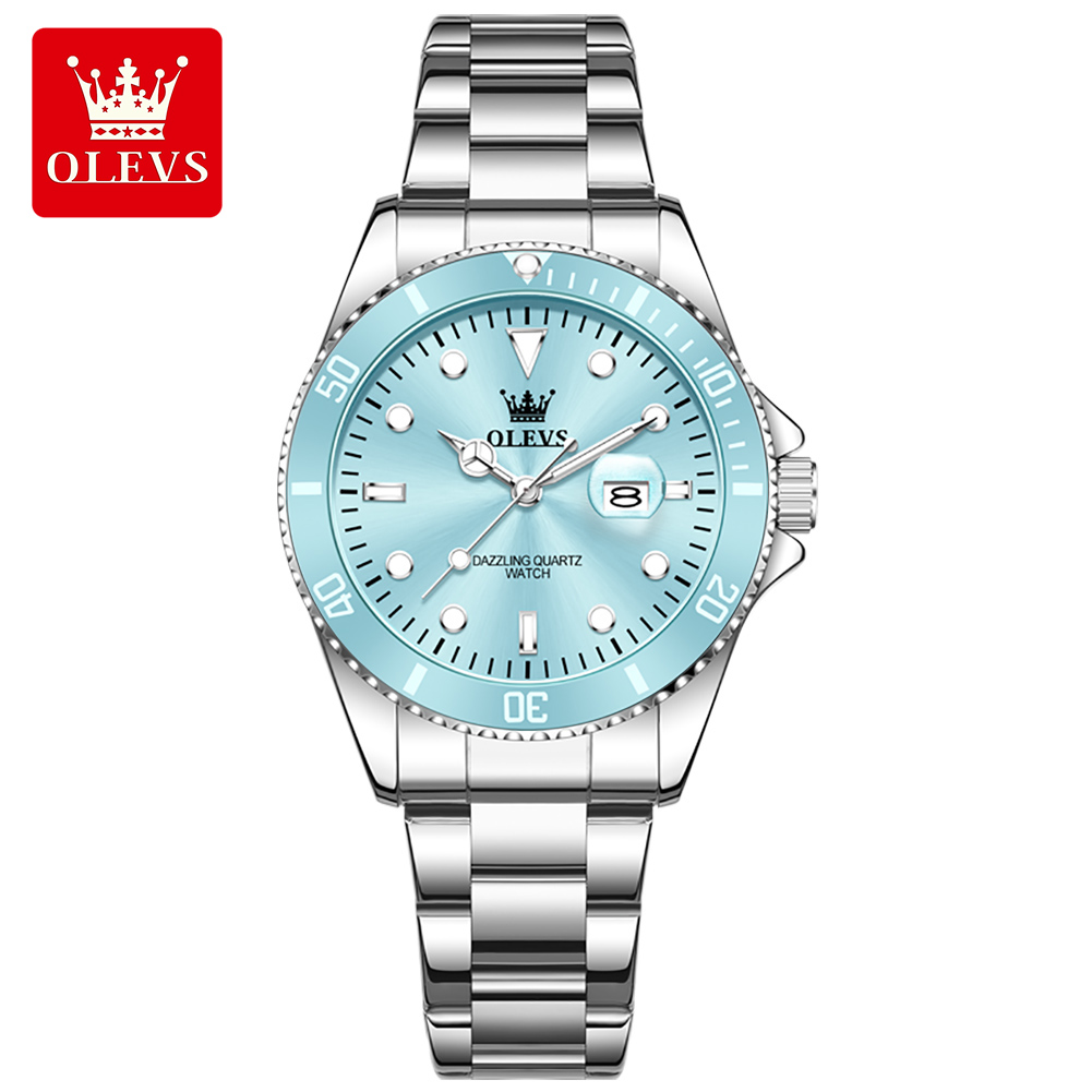 OLEVS Luxury Stainless Steel W - Luxury Watch Logo 评论和价格