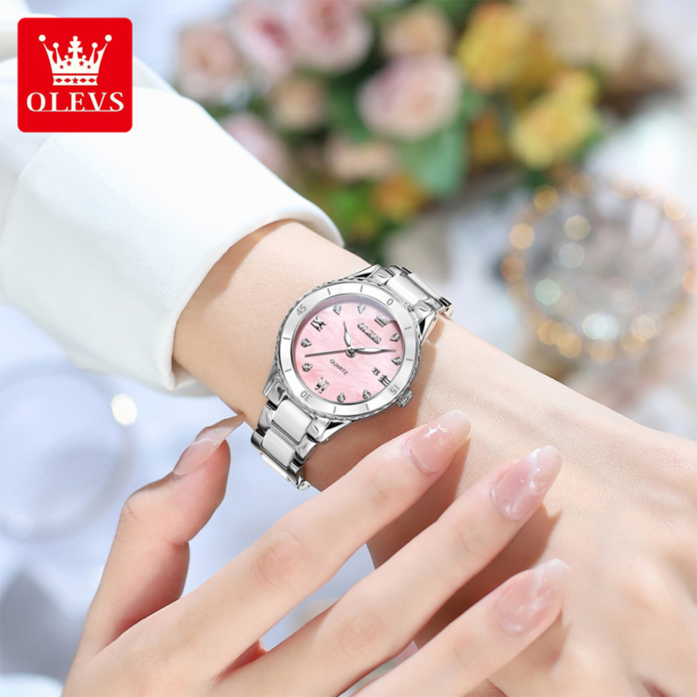 OLEVS 9985 Women Watch Luxury  - Luxury Watch Gift For Her 评论和价格