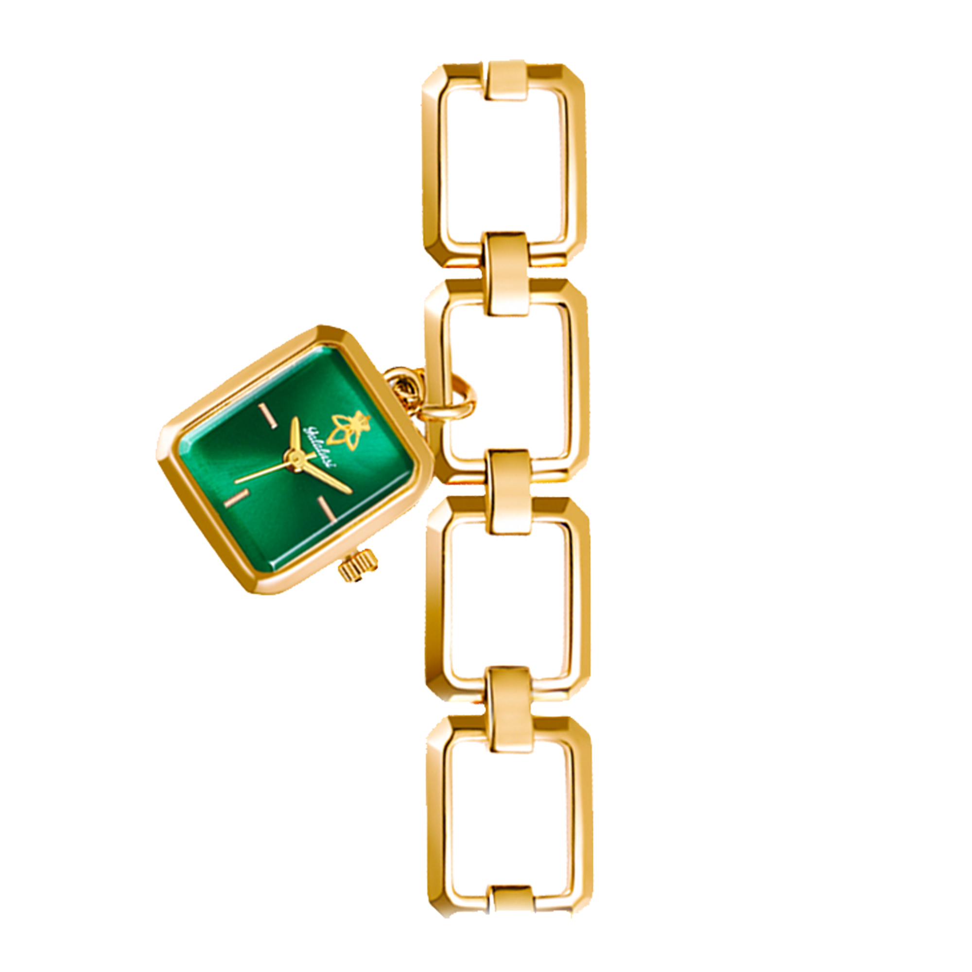 YaLaLuSi Floating Square Women - Luxury Watch Gift For Her 评论和价格