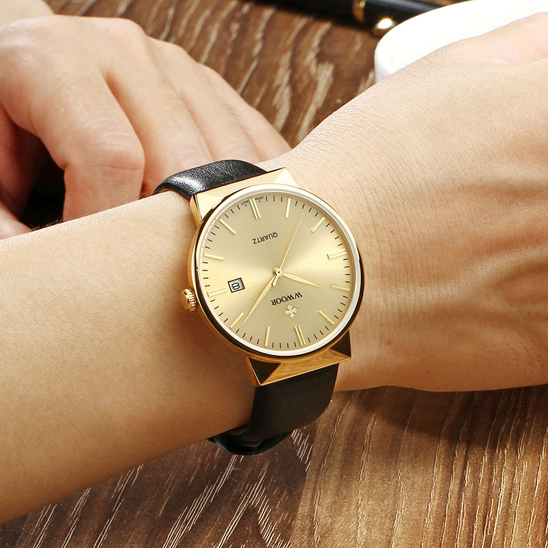 WWOOR Men's Watches Top Brand  - Luxury Watch Holder For Men 评论和价格