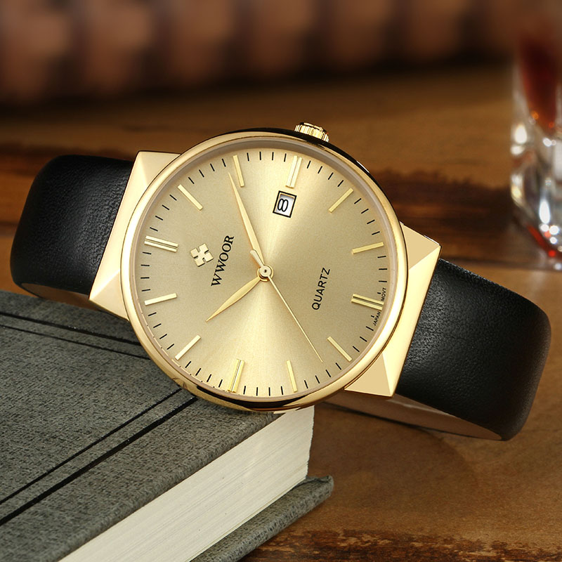 WWOOR Men's Watches Top Brand  - Luxury Watch Holder For Men 评论和价格