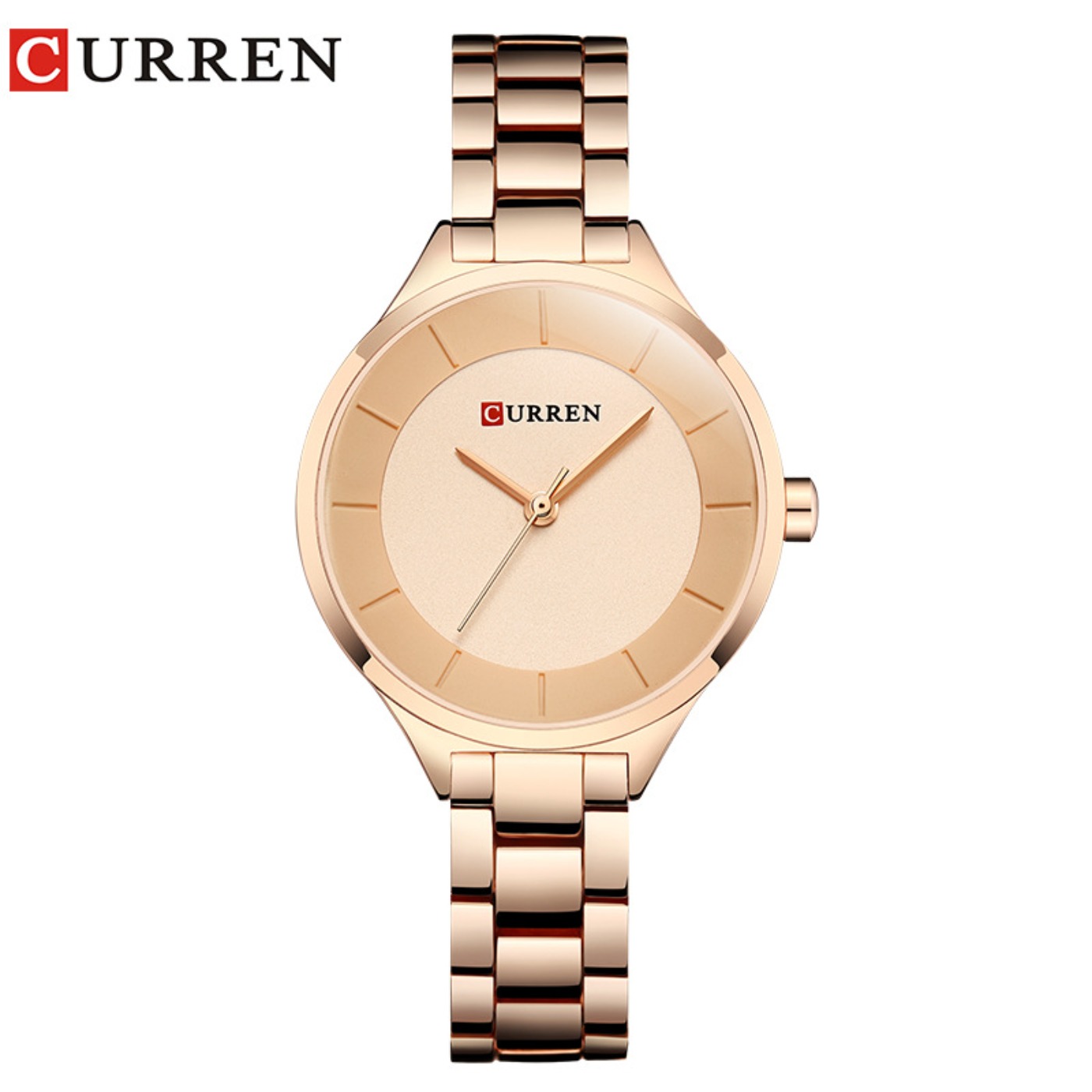 CURREN New Simple Women Bracel - Luxury Watch And Bracelet 评论和价格