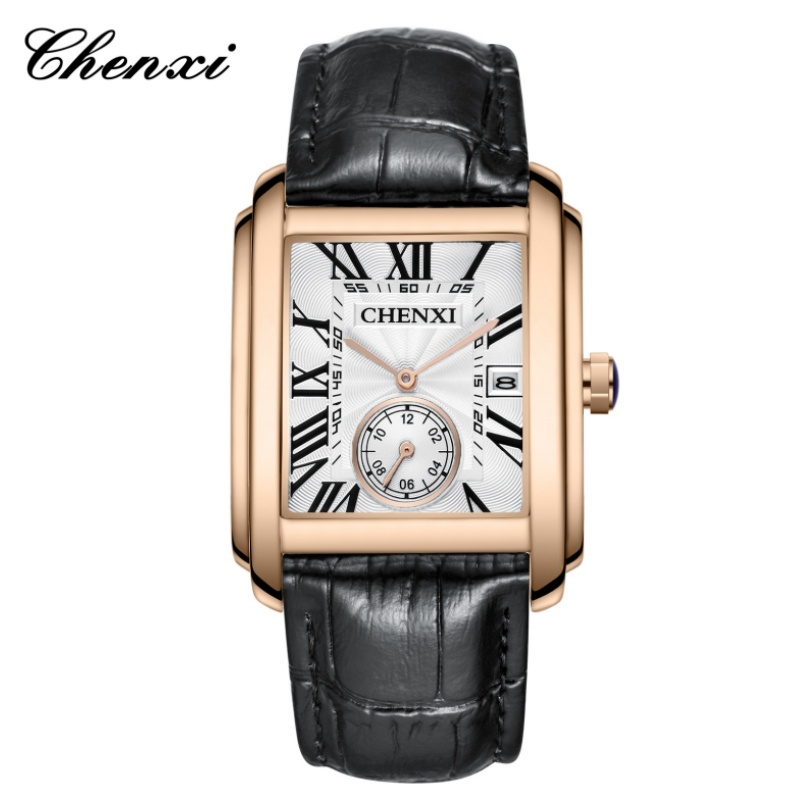 CHENXI 8216 Fashion Classic Sq - Luxury Watch Holder For Men 评论和价格