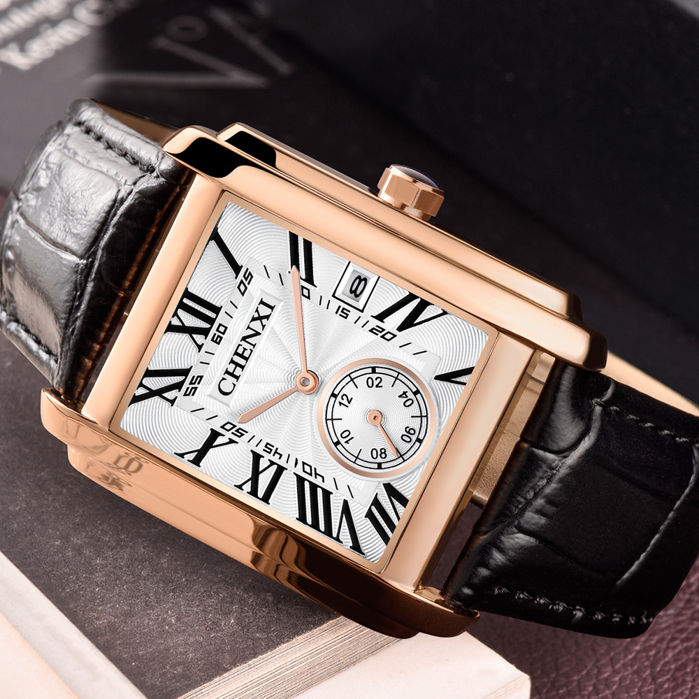 CHENXI 8216 Fashion Classic Sq - Luxury Watch Holder For Men 评论和价格