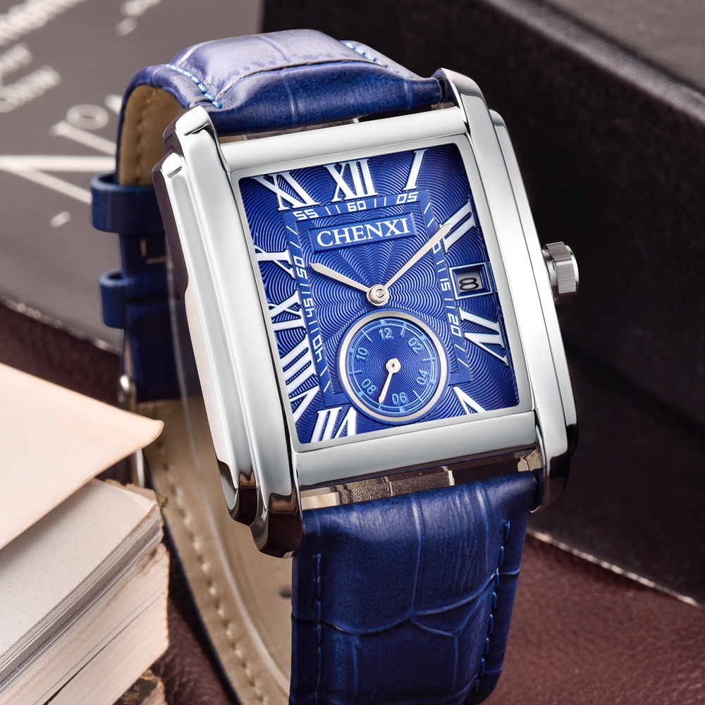 CHENXI 8216 Fashion Classic Sq - Luxury Watch Holder For Men 评论和价格