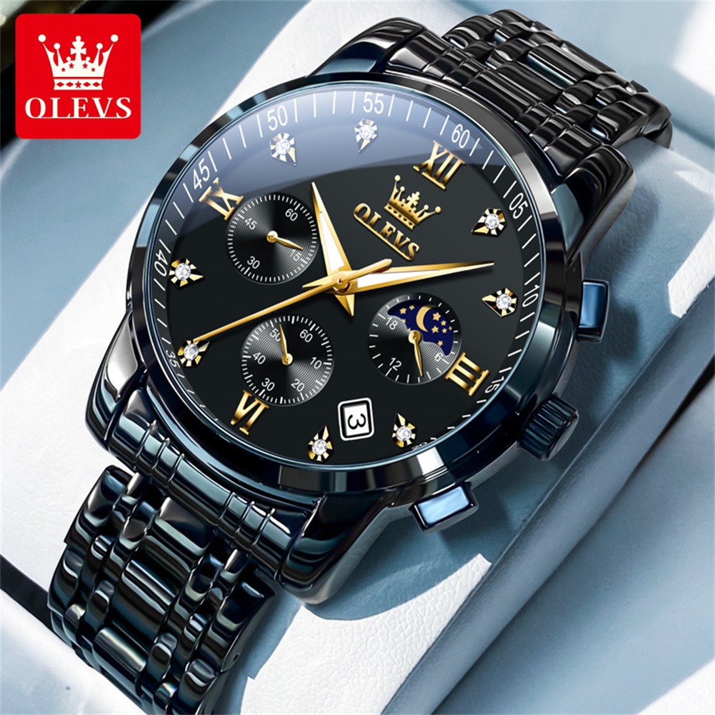 OLEVS Popular men's watches st - Luxury Watch Logo 评论和价格