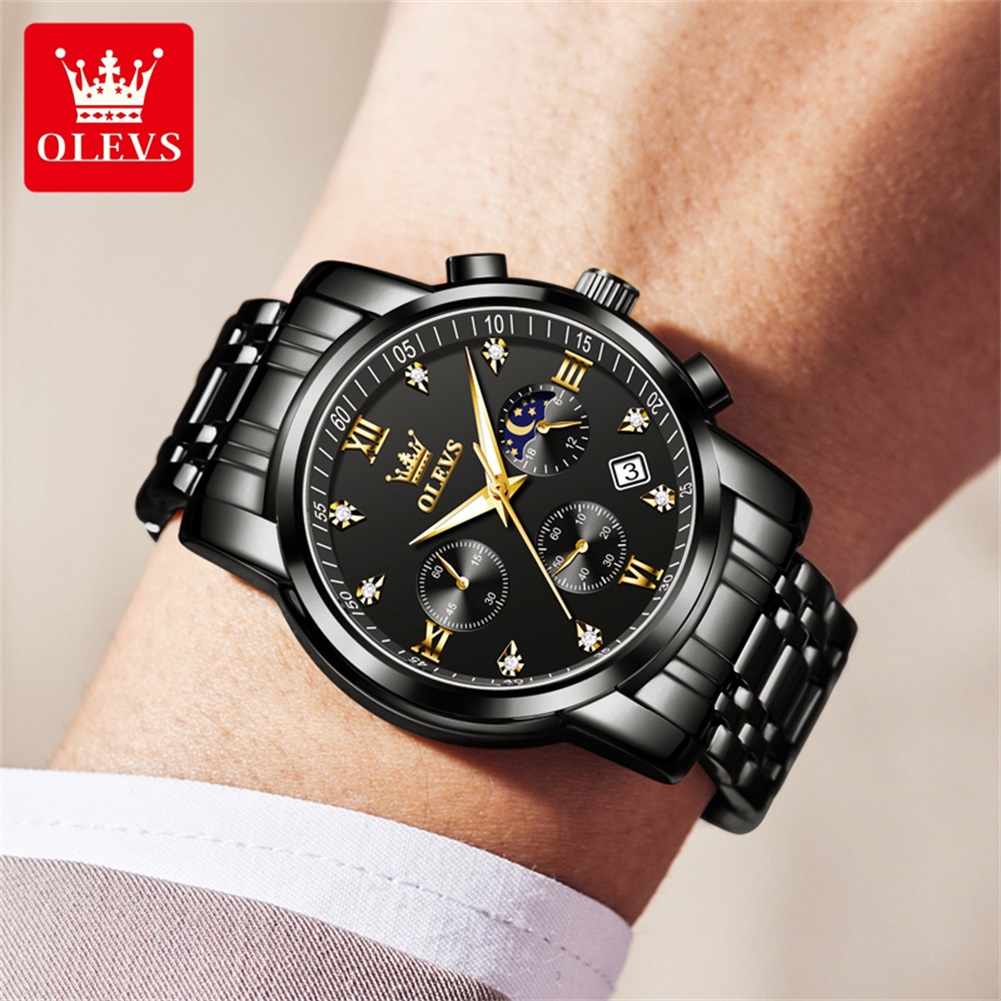 OLEVS Popular men's watches st - Luxury Watch Logo 评论和价格