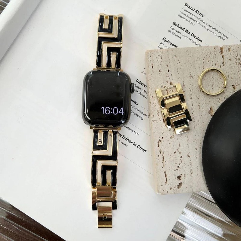 Luxury Metal Strap For Apple W - Luxury Watch Apple Bands 评论和价格