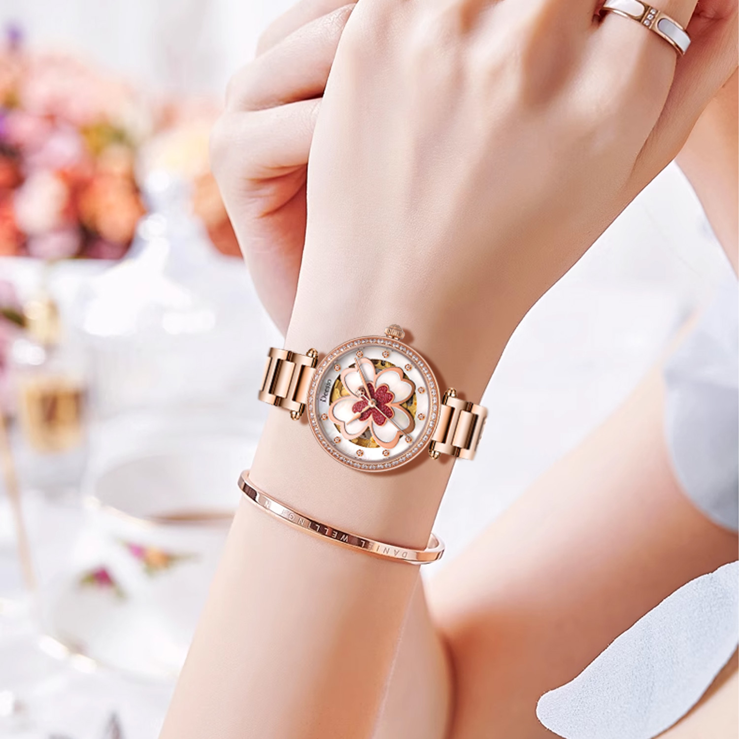 Deesio Ladies Automatic Watch  - Luxury Watch Gift For Her 评论和价格