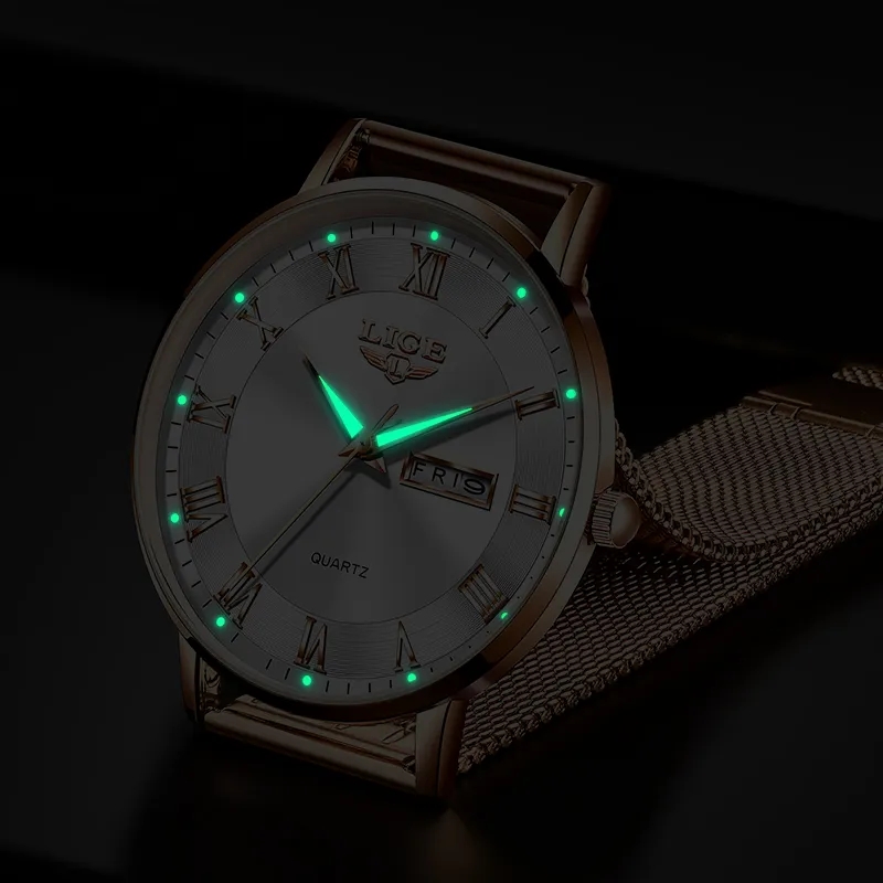 LIGE Fashion Women Watch Top B - Luxury Watch Exhibition 评论和价格
