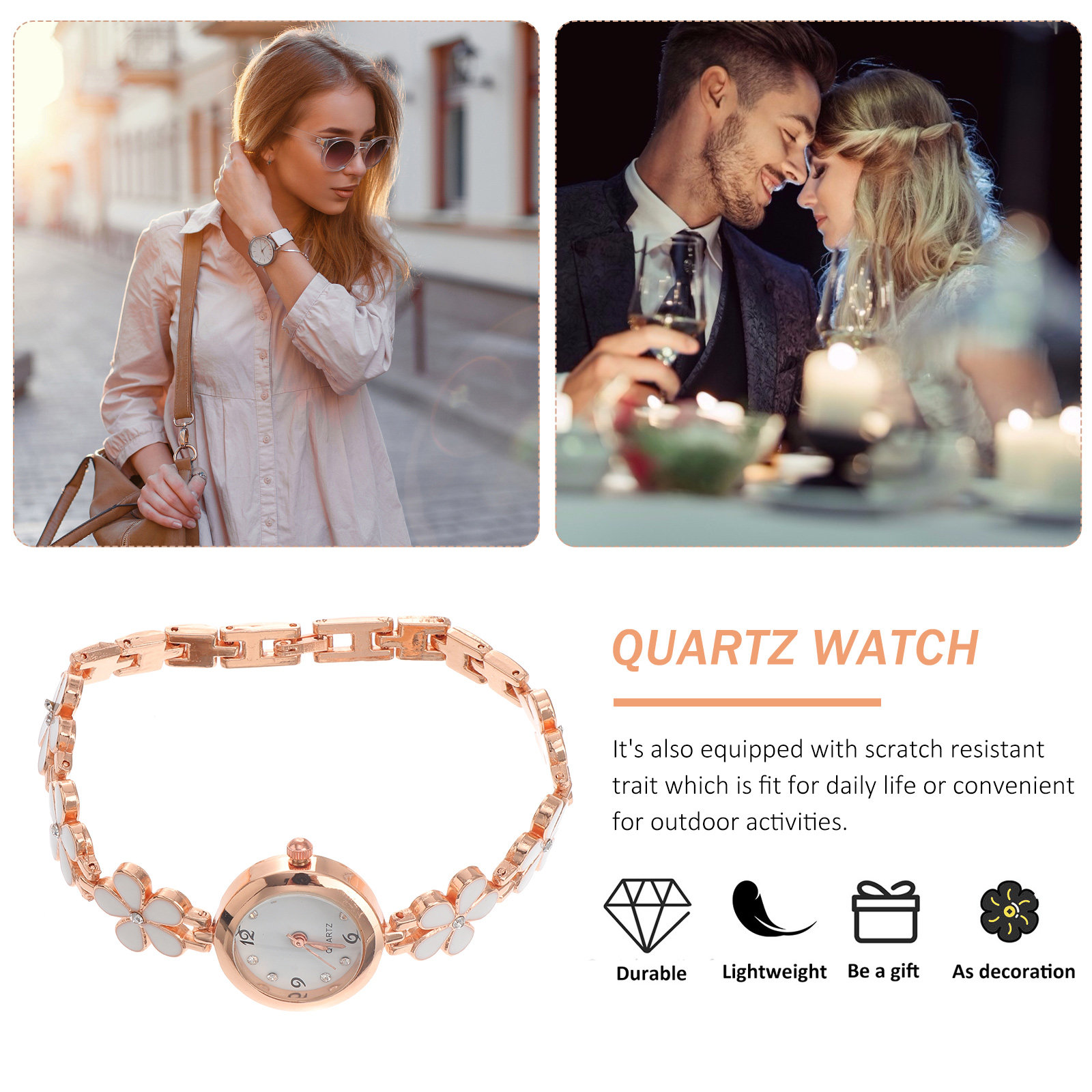 Exquisite Watch White Bracelet - Luxury Watch And Bracelet 评论和价格