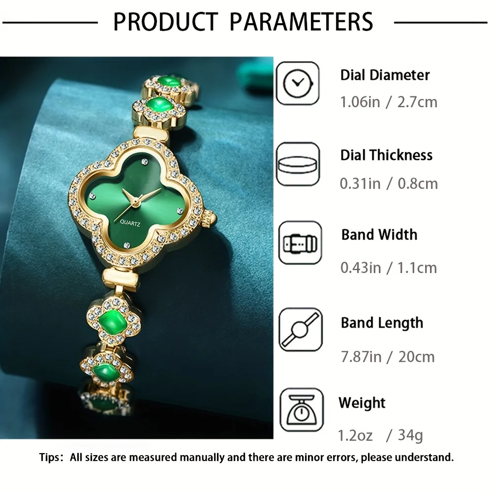 2pcs/set Women's Watch Luxury  - Luxury Watch Gift For Her 评论和价格