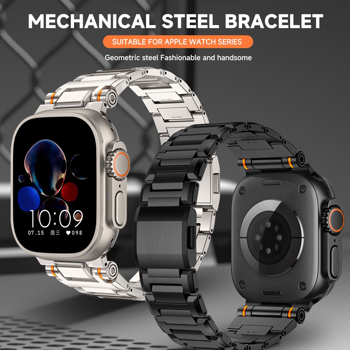 Stainless Steel Strap for Appl - Luxury Watch Apple Bands 评论和价格