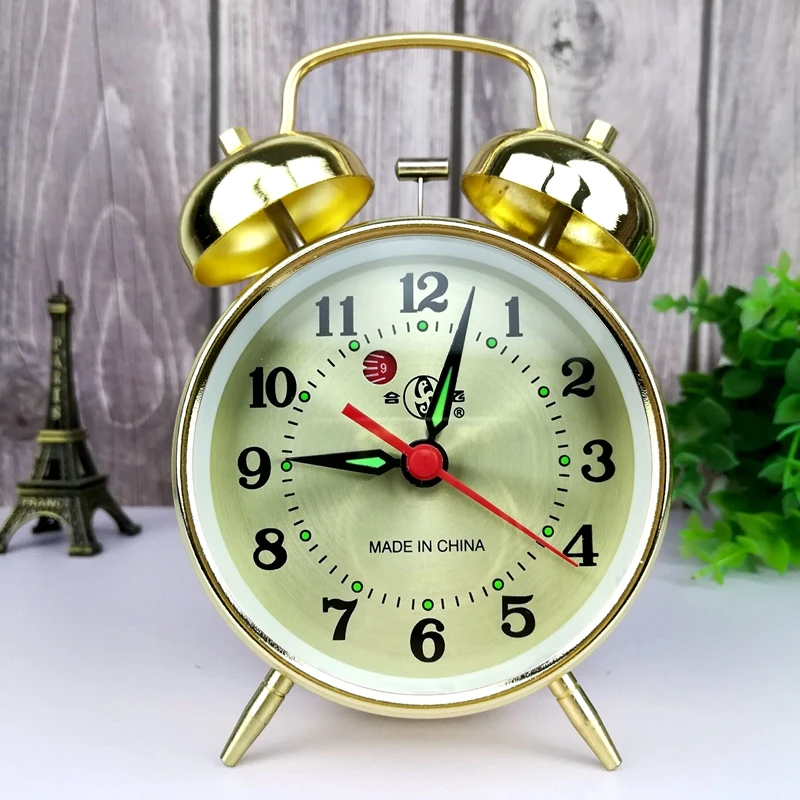 Metal Mechanical Alarm Clock C - Luxury Watch Face 评论和价格