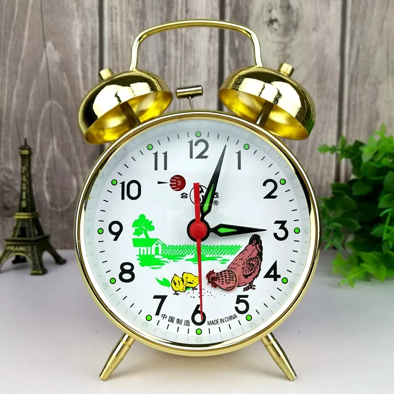 Metal Mechanical Alarm Clock C - Luxury Watch Face 评论和价格
