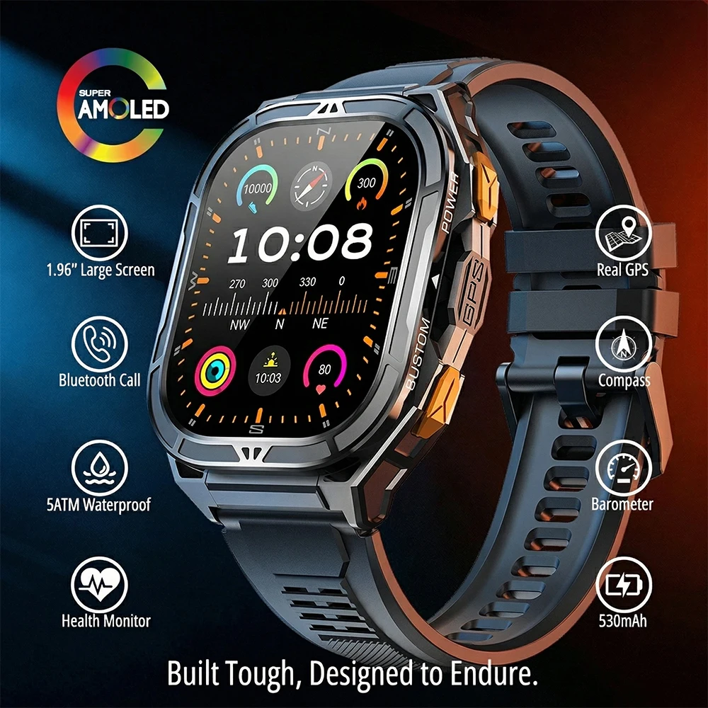 Luxury AMOLED Smartwatch Real  - Luxury Watch Korea 评论和价格