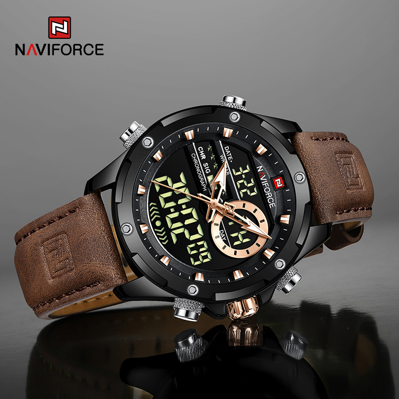 New NAVIFORCE Men Watches Quar - Luxury Watch Holder For Men 评论和价格