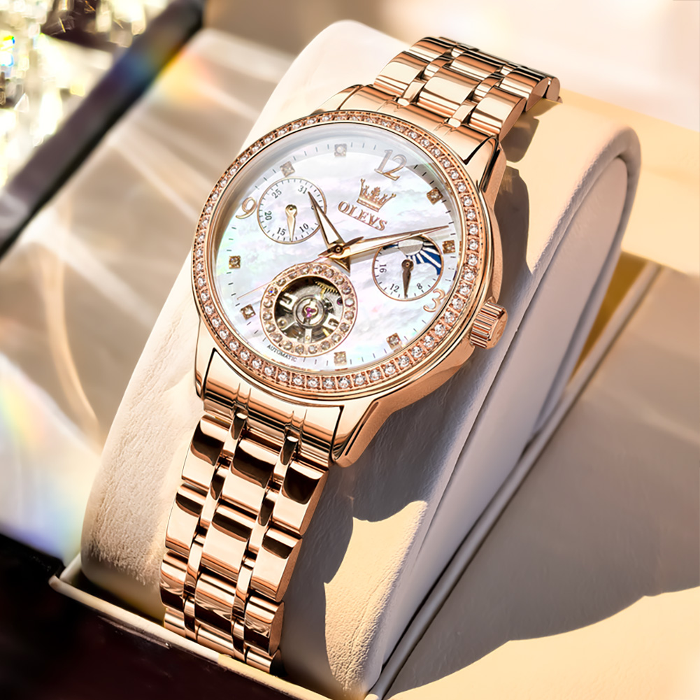 OLEVS Women's Watches Top Bran - Luxury Watch And Bracelet 评论和价格